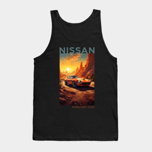 Reviving Legends: The Nissan Fairlady Z432 Homage Design Tank Top